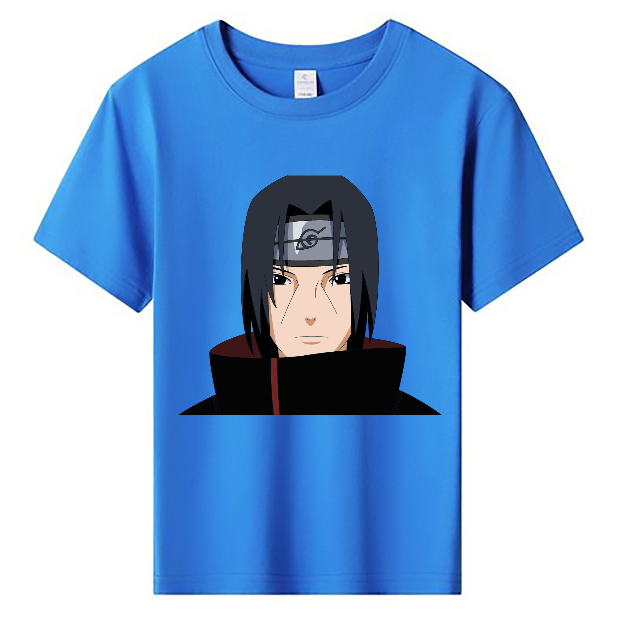 （画像用） NARUTO -ナルト- うちは イタチ Uchiha Itachi 綿100％キッズTシャツ（フロントプリント）